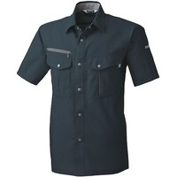 ソウワ 桑和 717 半袖シャツ ナイトネイビー 6L 717556L 1着