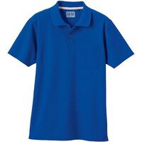 ソウワ G.G. 50597 半袖ポロシャツ(胸ポケット付き) ブルー 4L 5059784L 1着