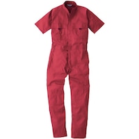 ソウワ 桑和 9007 半袖つなぎ レッド 3L 9007433L 1着