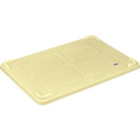 岐阜プラスチック工業 RISU 食品用コンテナ 621548 パンコンテナー小型用蓋抗菌アイボリーマーク入り