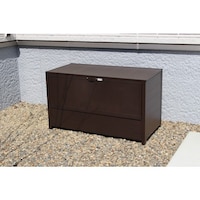 TASSCOM 屋外用アルミダストボックス 90cm TAN95690BR 1個