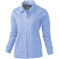 ソウワ 桑和 612 レディース長袖スモック パープルブルー S 612202S 1着