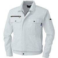 ソウワ 桑和 613 長袖ブルゾン シルバーグレー M 61322M 1着