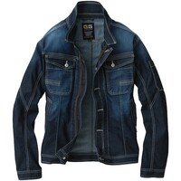 ソウワ 桑和 583 長袖ブルゾン ブルーブラック LL 583554LL 1着