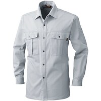 ソウワ 桑和 5335 長袖シャツ シルバーグレー 6L 5335226L 1着