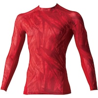 ソウワ 桑和 50620 長袖サポートシャツ ブッシュレッド S 50620408S 1着