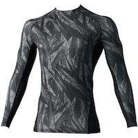 ソウワ 桑和 50620 長袖サポートシャツ ブッシュブラック S 50620407S 1着