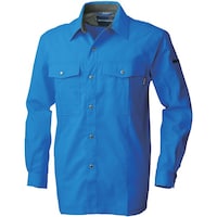 ソウワ 桑和 615 長袖シャツ ブルー 8L 61588L 1着