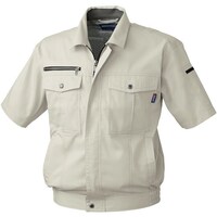 ソウワ 桑和 611 半袖ブルゾン ベージュ 3L 61133L 1着