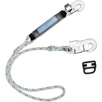 藤井電工 TSUYORON ZEROGハーネス 腿水平型 紺 HG Lサイズ+伸縮式ノビロン(BK)ツインランヤード セット TH520H2NV93SVOTBLLHG 1本