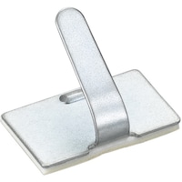 ヤザワコーポレーション YAZAWA ケーブルホルダー大・シルバー10個入