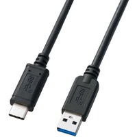 サンワサプライ SANWA USB3.1 Gen2 Type CAケーブル(ブラック・0.5m)