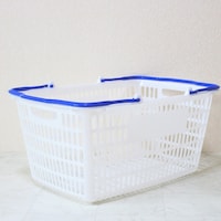 ヤマトサンギョウ 大和産業 買い物かご SL20 ナチュラル把手ロイヤルブルー 10個セット SL20NRRBL10P 1S(10個)