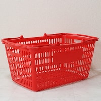 ヤマトサンギョウ 大和産業 買い物かご SL20 レッド 10個セット SL20RE10P 1S(10個)