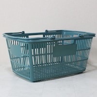 ヤマトサンギョウ 大和産業 買い物かご SB33 ブルーグリーン 10個セット SB33BLGR10P 1S(10個)