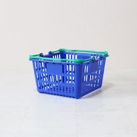 ヤマトサンギョウ 大和産業 買い物かご SL1ブルー×グリーン SL1BLGR 1個