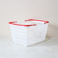 ヤマトサンギョウ 大和産業 買い物かご SL7 ナチュラル把手レッド 10個セット SL7NRRE10P 1S(10個)