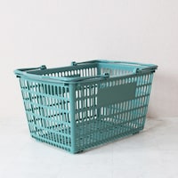 ヤマトサンギョウ 大和産業 買い物かご SL8 ブルーグリーン 10個セット SL8BLGR10P 1S(10個)