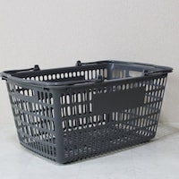 ヤマトサンギョウ 大和産業 買い物かご SL20 ダークグレー 10個セット SL20DGY10P 1S(10個)