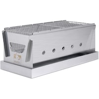 アイリスオーヤマ IRIS 296903 コンパクトBBQコンロ 510×230×220 CBBQ500 1台