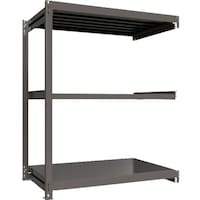 HIKARI製作所 ICHIMAI 重量ボルトレスラック 段荷重1000Kg H1800×W1500×D900 天地3段 連結グレー TH1000659R3 1台