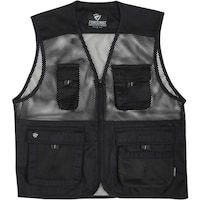 カジメイク カジメイク メッシュベスト ブラック LL