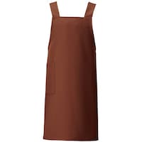 アイトス アイトス 胸当てエプロン ブラウン HS2506025F 1着