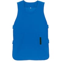 アイトス アイトス ベスト型ロングエプロン ブルー フリー