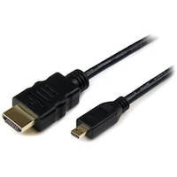 Startech StarTech ディスプレイ変換ケーブル/Micro HDMI HDMI 1.4/3m/4K30Hz/ブラック/ビデオコンバーター HDADMM3M 1袋(1本)