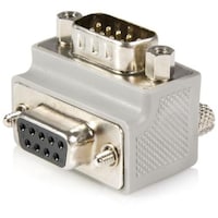 Startech StarTech シリアルケーブル/アダプター/DB9 DB9 L型270度/オスメス/DSub9ピン/ジェンダーチェンジャー GC99MFRA1 1袋(1本)