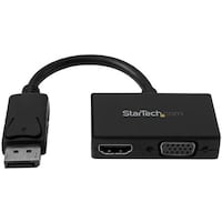 Startech StarTech ディスプレイアダプター/DP HDMI 1.4 & VGA/1080p/ブラック/ビデオ 変換 コンバーター DP2HDVGA 1袋(1個)