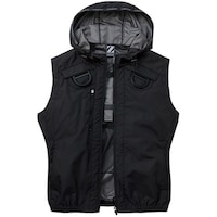 自重堂 自重堂 空調服ベスト ブラツク LL