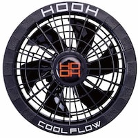 村上被服 快適ウェア ファン単体(V19) ブラック