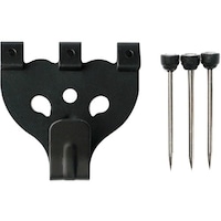 福井金属工芸 福井金属工芸 鉄並Xフック 大 つや消し黒 F0323 F0323 1個