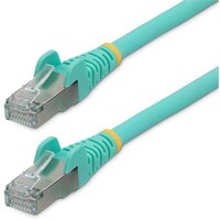 Startech StarTech カテゴリ6A LANケーブル/50cm/アクア/10GbE 500MHz/ハロゲンフリー/ツメ折れ防止機構付/CAT6A NLAQ50CCAT6APATCH 1袋(1本)