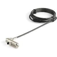 Startech StarTech セキュリティワイヤーロック/ノートパソコン盗難防止用/ケンジントン Nano スロット 規格互換/2m/4桁ダイヤル錠 LTLOCKNANO 1袋(1本)