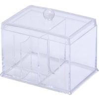 不二貿易 不二貿易 PSコスメ収納 コットン・綿棒ケース 14386 1個