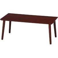 不二貿易 不二貿易 突板ローテーブル 8040BR 10864 1個