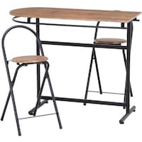 不二貿易 不二貿易 カウンターテーブル & チェアー 3点セット 30601 13899 1個