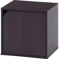不二貿易 不二貿易 キューブボックス 扉付 ブラウン CB35DR(BR) 81906 1個