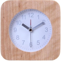 不二貿易 不二貿易 置時計 ウッド スクエア WH 36697 1個