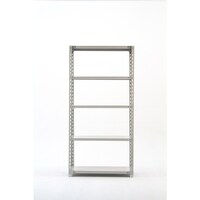 双福鋼器 軽量ボルト式ラック 120kg 1500×1200×450 天地4段 ホワイトグレー TK54454 1台