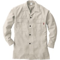 ソウワ 桑和 62015 長袖シャツ アイボリー 3L 6201553L 1着