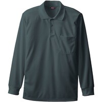 ソウワ 桑和 50390 長袖ポロシャツ(胸ポケット付き) チャコールグレー 4L 50390234L 1着