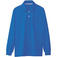 ソウワ 桑和 50540 長袖ポロシャツ(胸ポケット付き) ブルー 3L 5054083L 1着