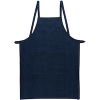 ソウワ 桑和 10032 エプロン(たすき掛け) 胸ペン差し付き ネイビー フリーサイズ