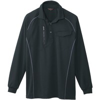 ソウワ 桑和 50580 長袖ポロシャツ(胸ポケット付き) チャコールグレー 3L 50580233L 1着