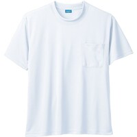 ソウワ 桑和 50381 半袖Tシャツ(胸ポケット付き) ホワイト 3L