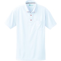 ソウワ 桑和 50391 半袖ボタンダウンポロシャツ(胸ポケット付き) ホワイト LL 503910LL 1着