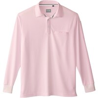 ソウワ 桑和 50720 長袖ポロシャツ(胸ポケット付き) ピンク 3L 50720443L 1着